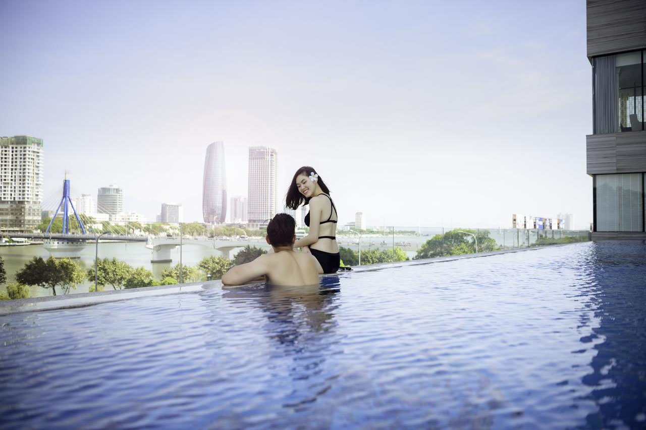Toàn cảnh Vinpearl Riverfront Đà Nẵng ven sông Hàn